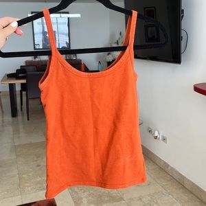 Basic tank. Color orange. Like new